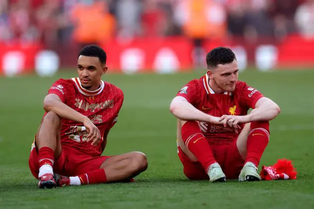 Andy Robertson has said that the booing of Trent Alexander-Arnold at Anfield was 'not nice'