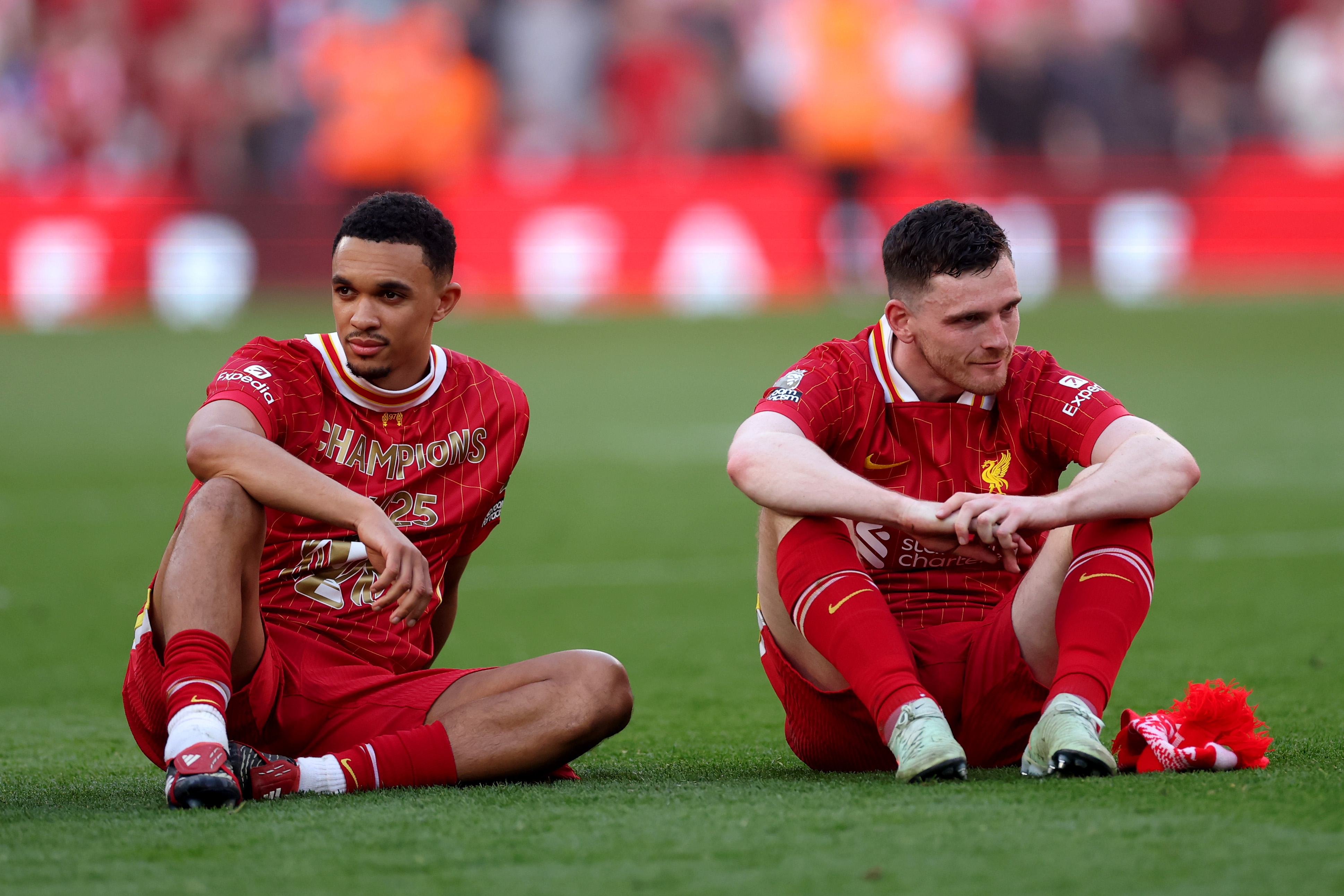 Andy Robertson has said that the booing of Trent Alexander-Arnold at Anfield was 'not nice'