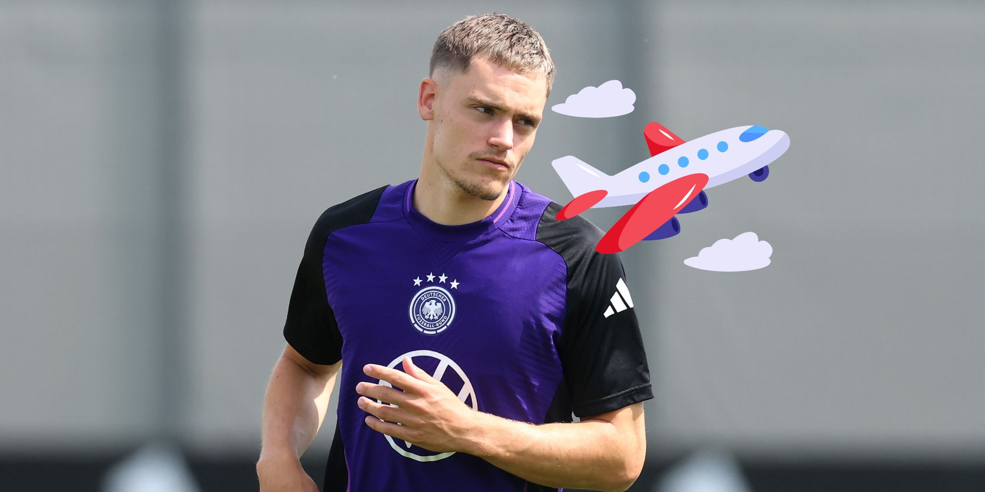 Florian Wirtz in training for Germany