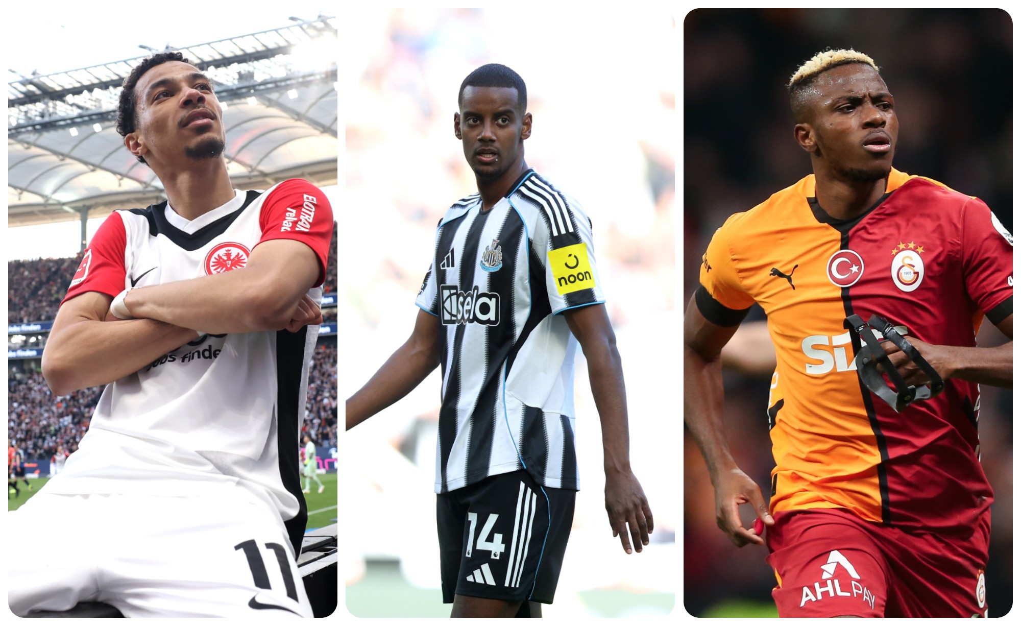 Liverpool have narrowed down their shortlist for a new striker to Hugo Ekitike, Alexander Isak and Victor Osimhen