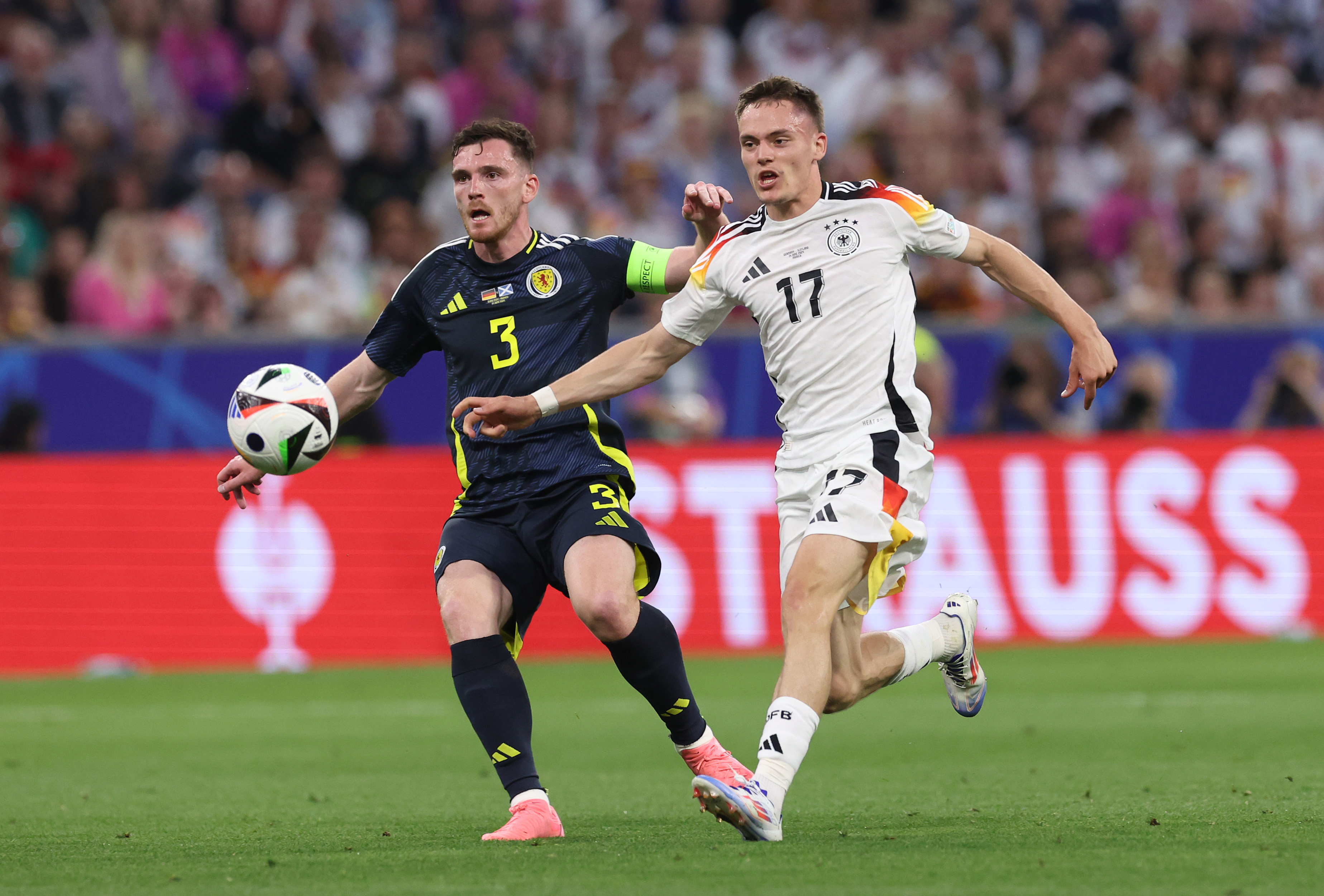 Andy Robertson was wowed by Florian Wirtz after Germany's 5-1 win over Scotland at Euro 2024