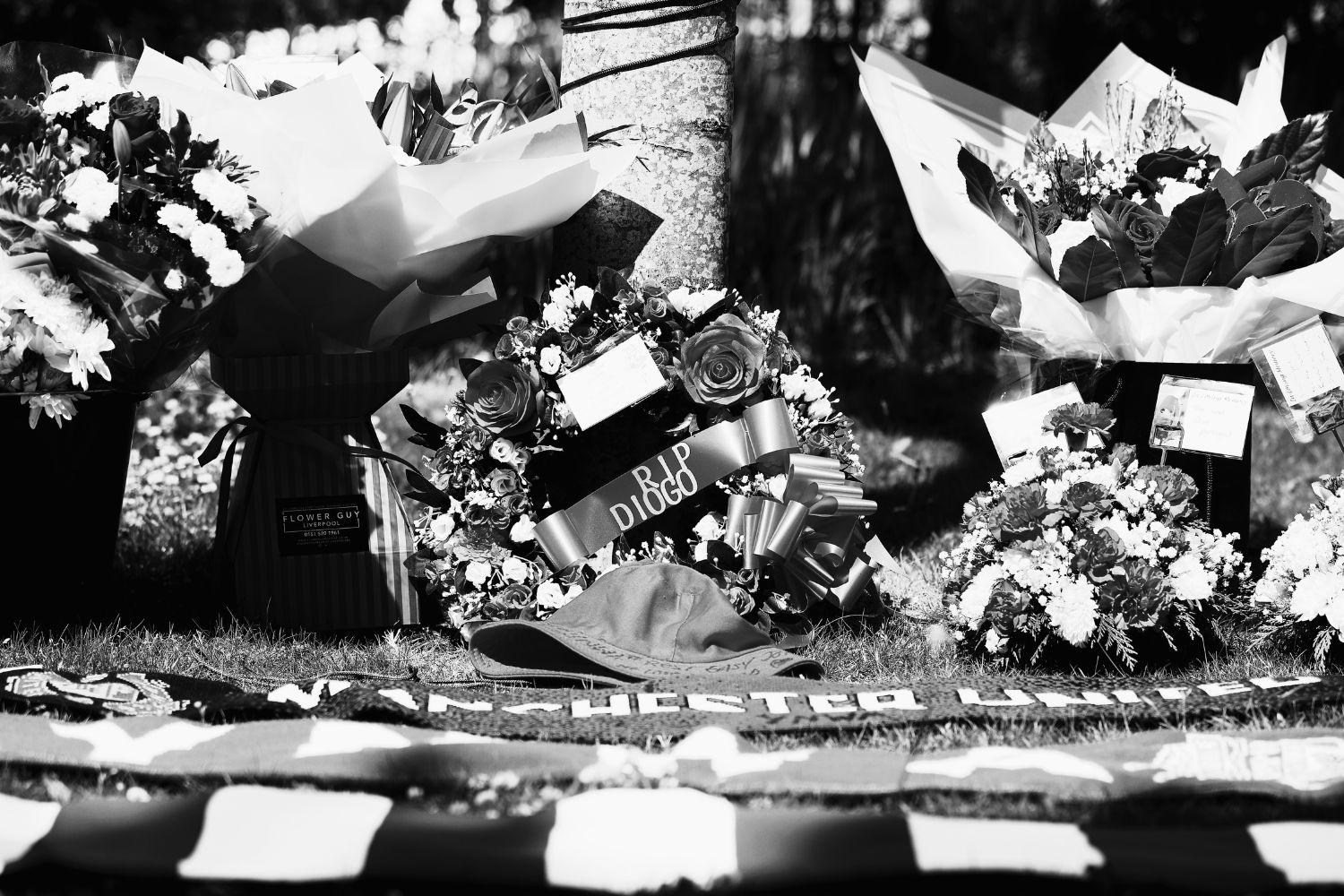 Diogo Jota tributes at Anfield