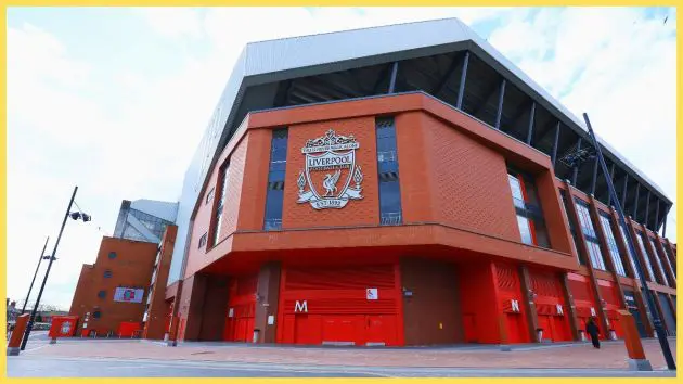 General picture of Anfield, Liverpool