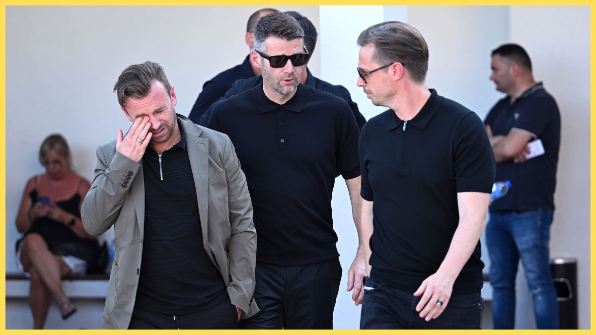 Julian Ward and Michael Edwards arrive in Portugal for Diogo Jota's wake