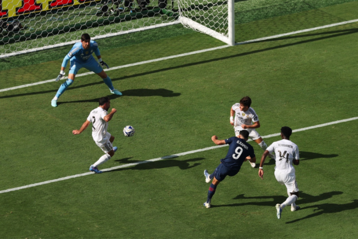 Goncalo Ramos rounded off PSG'S 4-0 thrashing of Real Madrid on Wednesday night