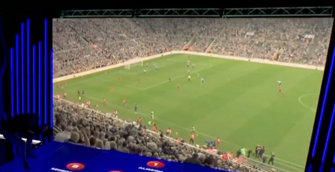 (Video) Liverpool's bench went wild when Ngumoha netted late at St. James' Park