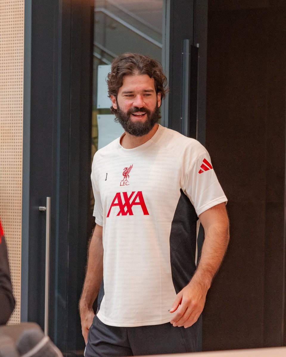 Alisson Becker has returned to Liverpool training ahead of the Community Shield