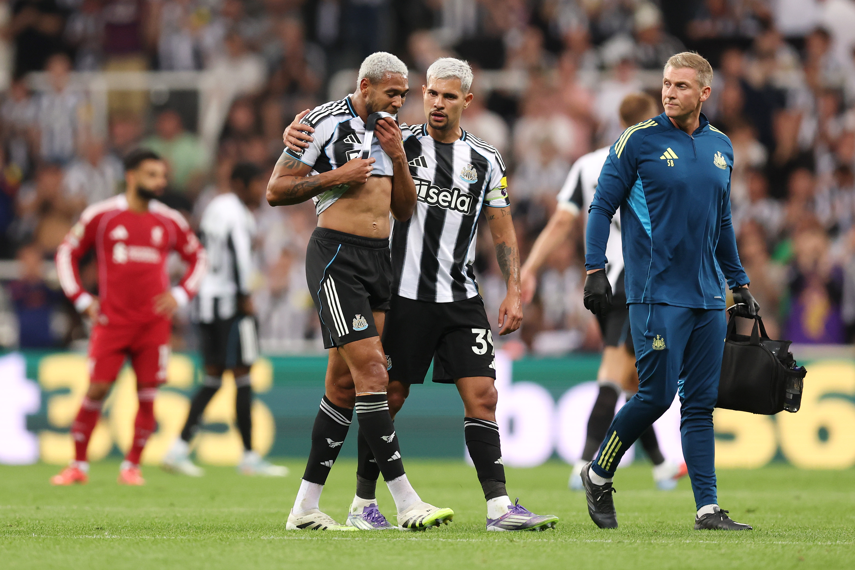 More than 12 minutes of stoppage time were played in Liverpool's 3-2 win over Newcastle