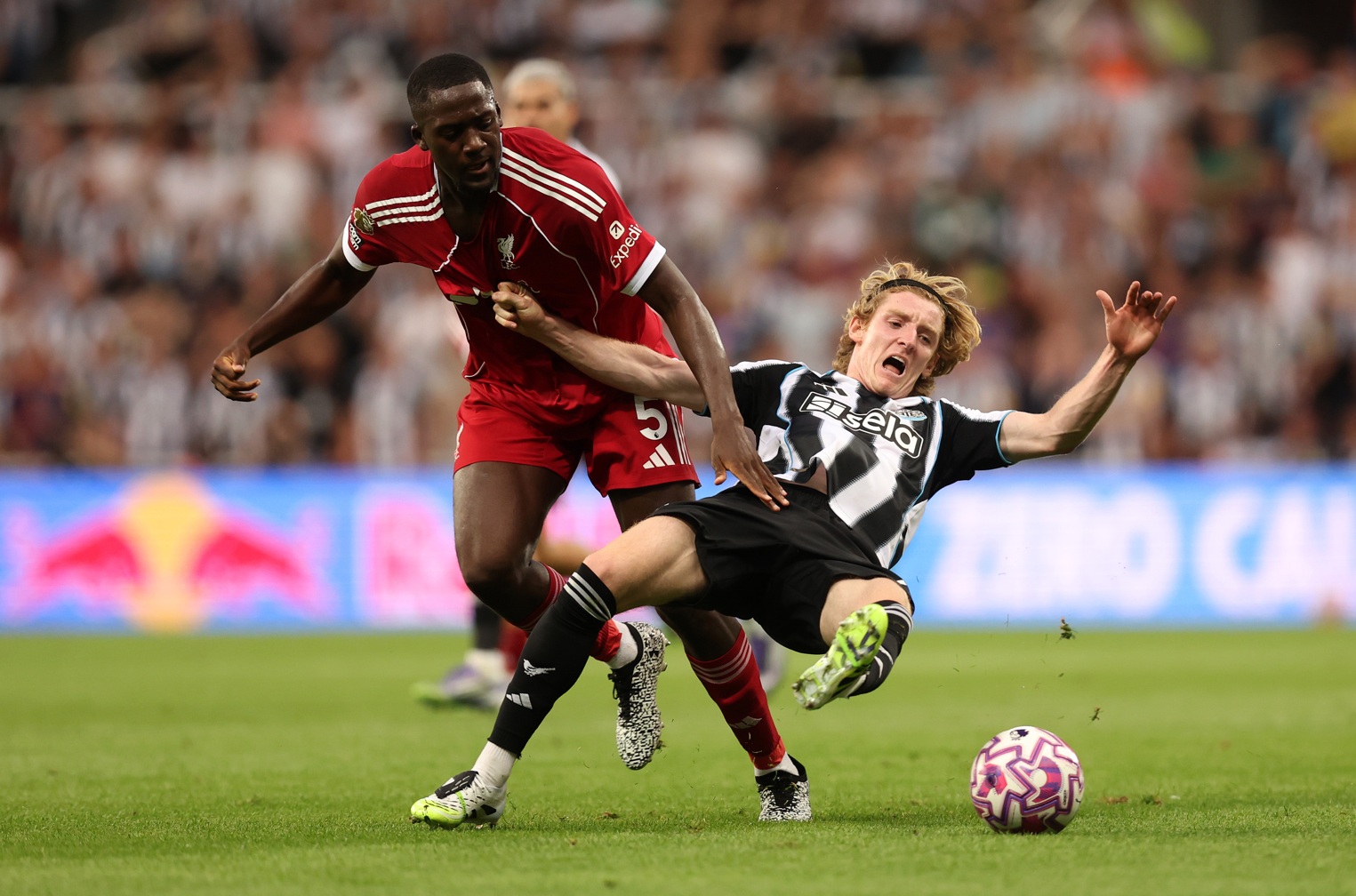 Ibrahima Konate came in for criticism over his performance against Newcastle