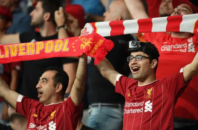 Liverpool's fan base extends across the entire globe