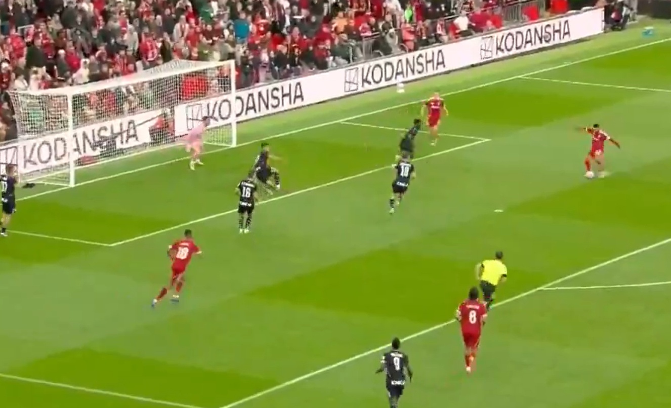 Mo Salah opened the scoring for Liverpool in their second friendly against Athletic Bilbao