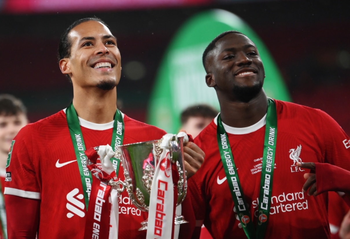 Virgil van Dijk and Ibrahima Konate have formed a commanding centre-back partnership at Liverpool