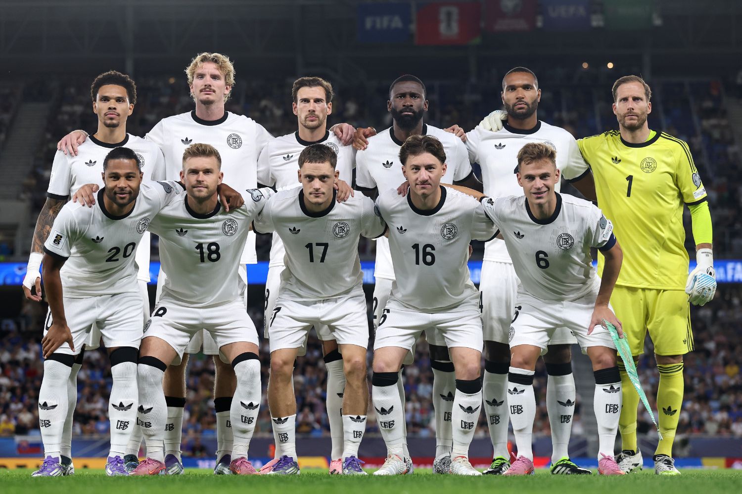 Florian Wirtz with the Germany squad against Slovakia