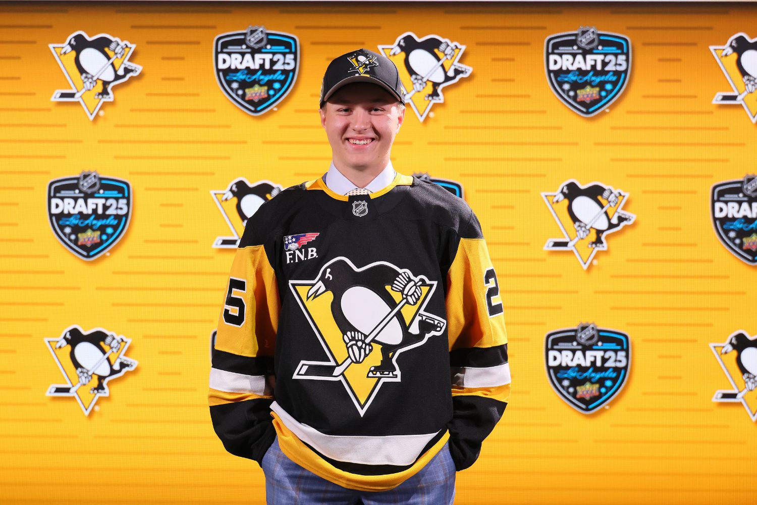 Charlton Trethewey of the the Pittsburgh Penguins