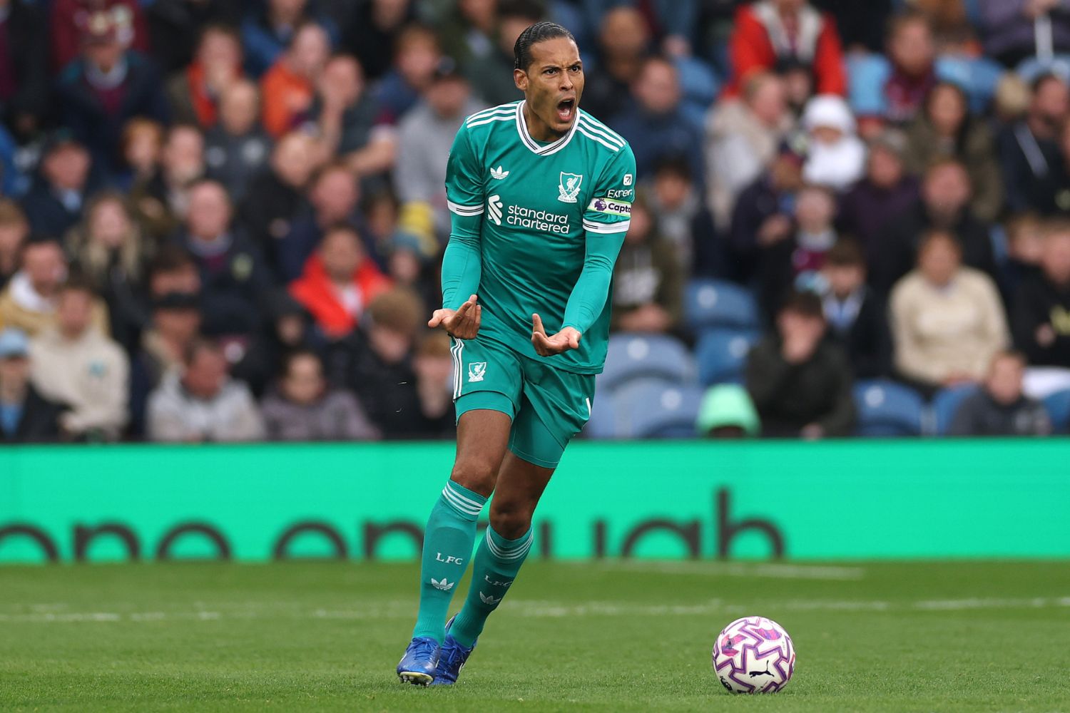 Virgil van Dijk against Burnley