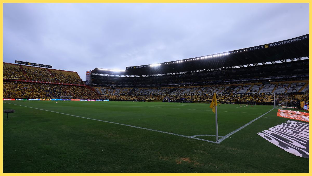 General view before Ecuador played Argentina at Estadio Monumental Isidro Romero Carbo