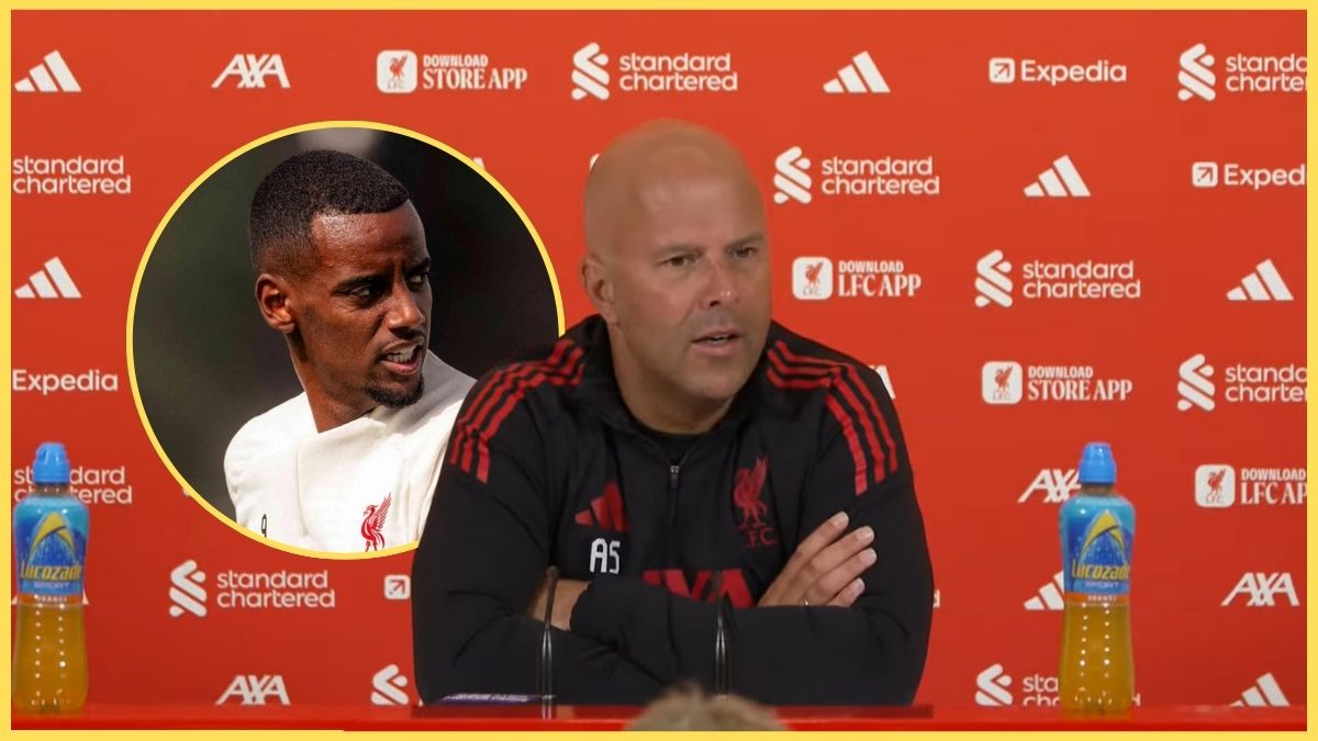 Arne Slot provides an update on Alexander Isak