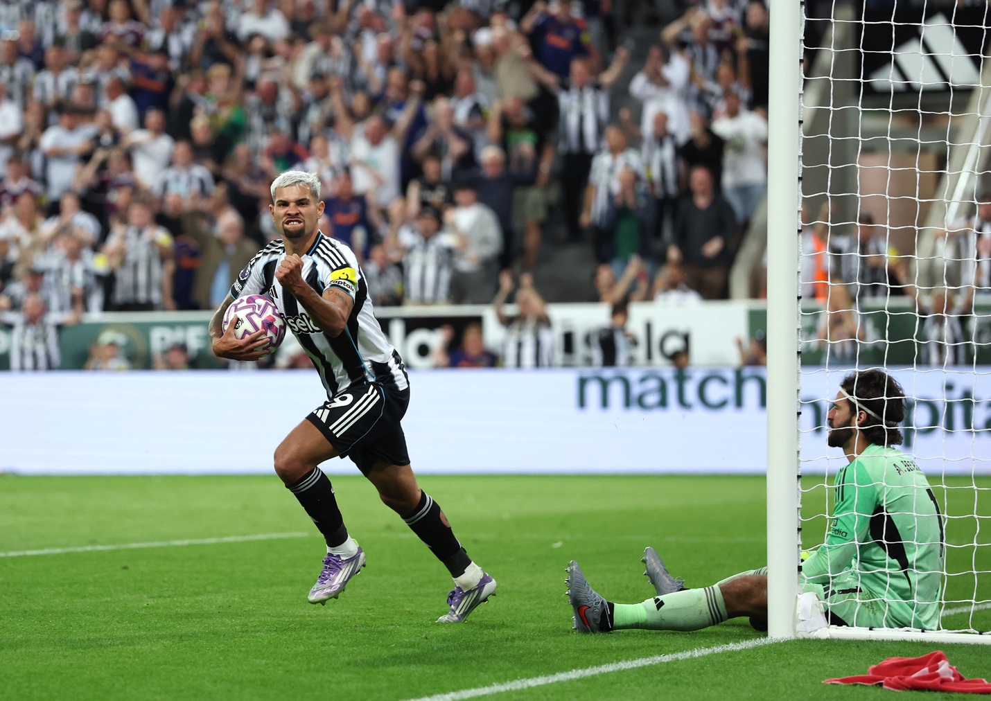 Newcastle scored twice from set pieces against Liverpool in August