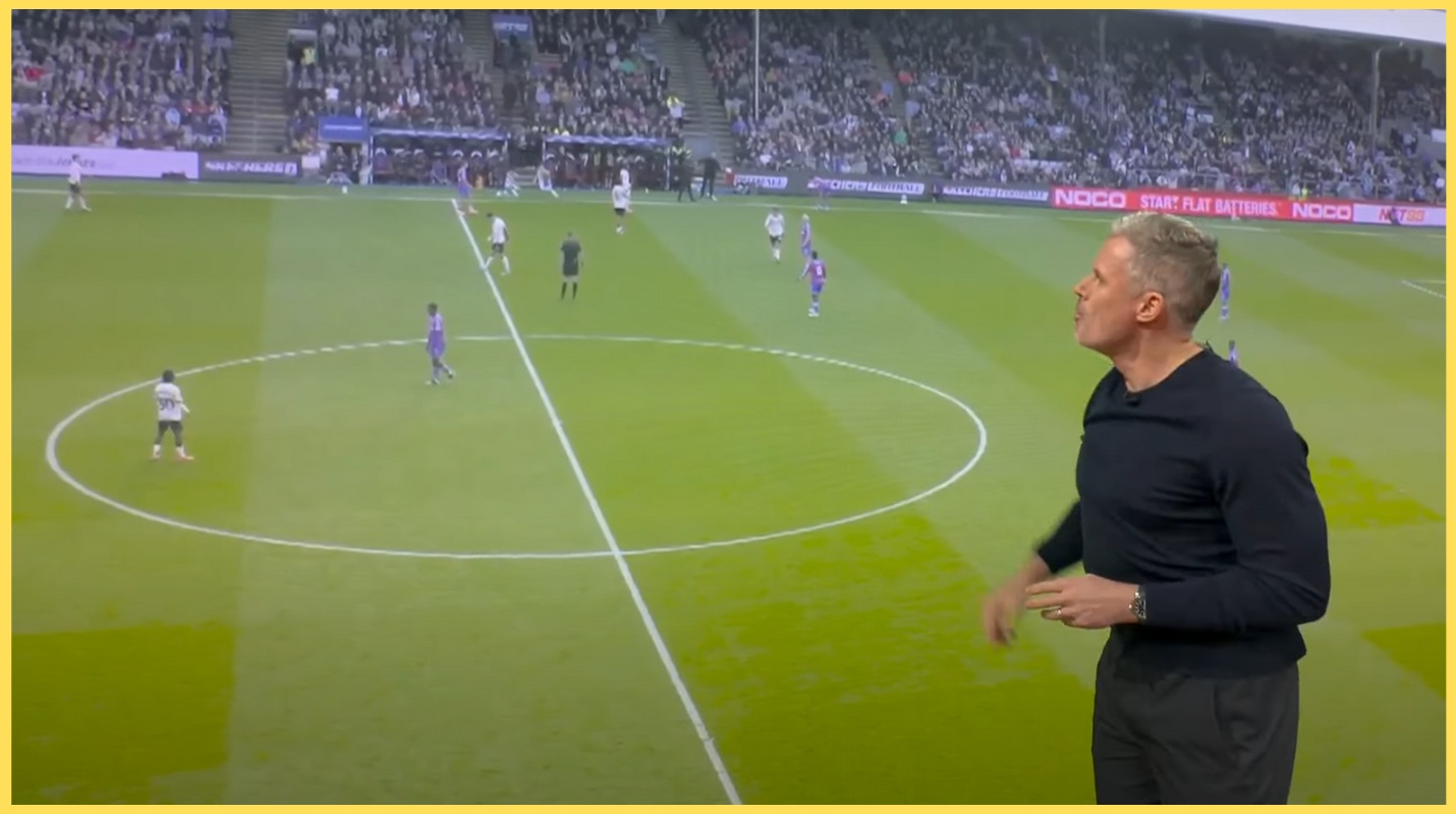 Jamie Carragher criticised several Liverpool players over Eddie Nketiah's stoppage time winner