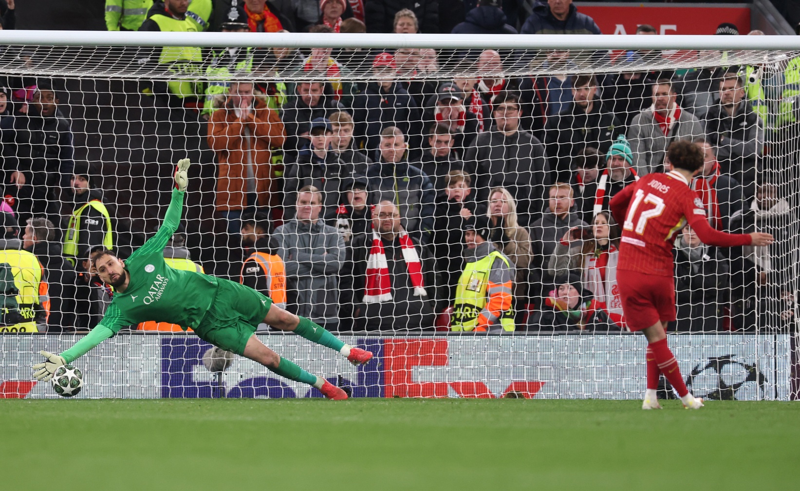 PSG eliminated Liverpool from the Champions League at Anfield last season