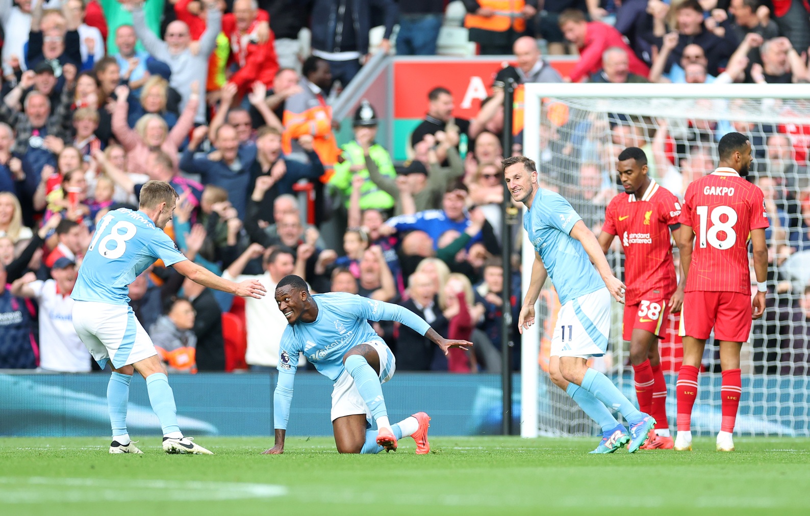 Liverpool last failed to score in the Premier League against Nottingham Forest in September 2024