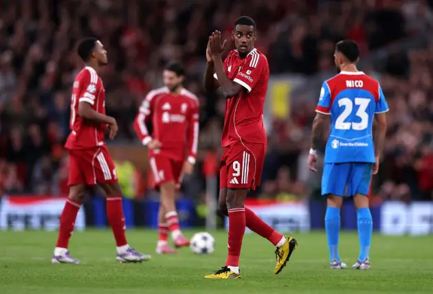 Alexander Isak made his Liverpool debut against Atletico Madrid on Wednesday night