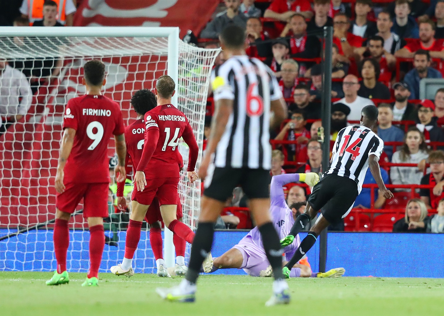 Alexander Isak scored against Liverpool on his debut for Newcastle in 2022