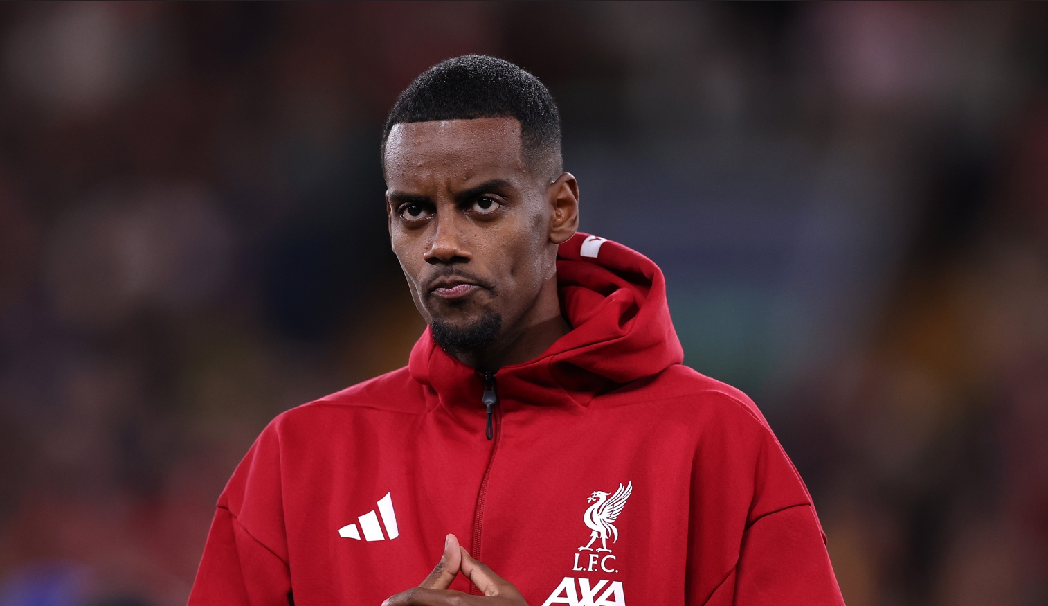 Alexander Isak drops to the bench for Liverpool in the Merseyside derby