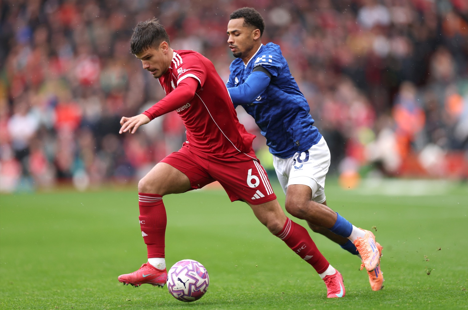Milos Kerkez was an unsung hero for Liverpool in their Merseyside derby win