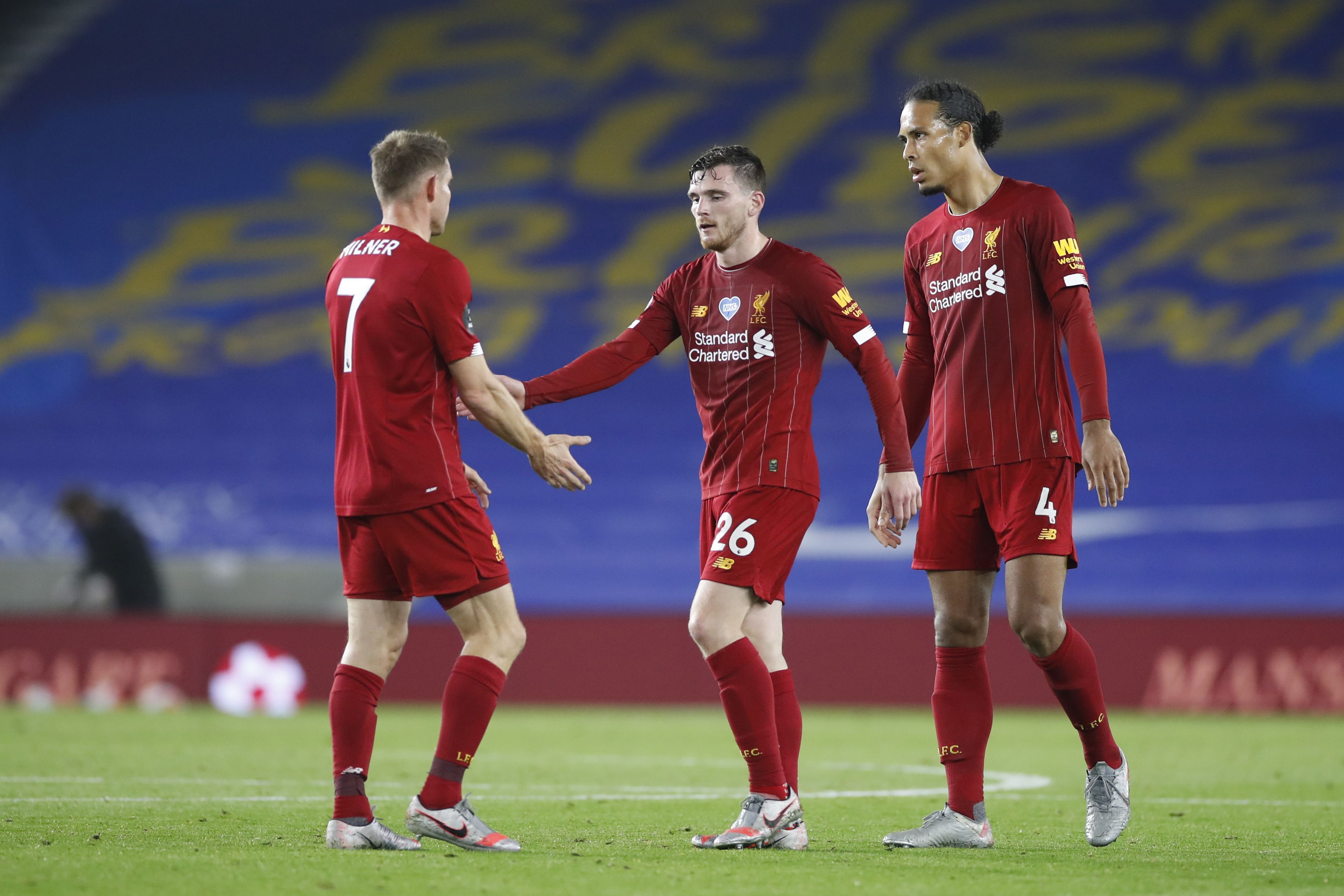 Players like James Milner, Andy Robertson and Virgil van Dijk have kept standards exceptionally high at Liverpool