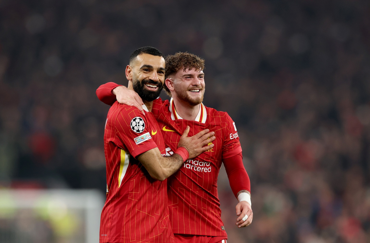 Mo Salah has penned a heartfelt farewell to ex-Liverpool teammate Harvey Elliott