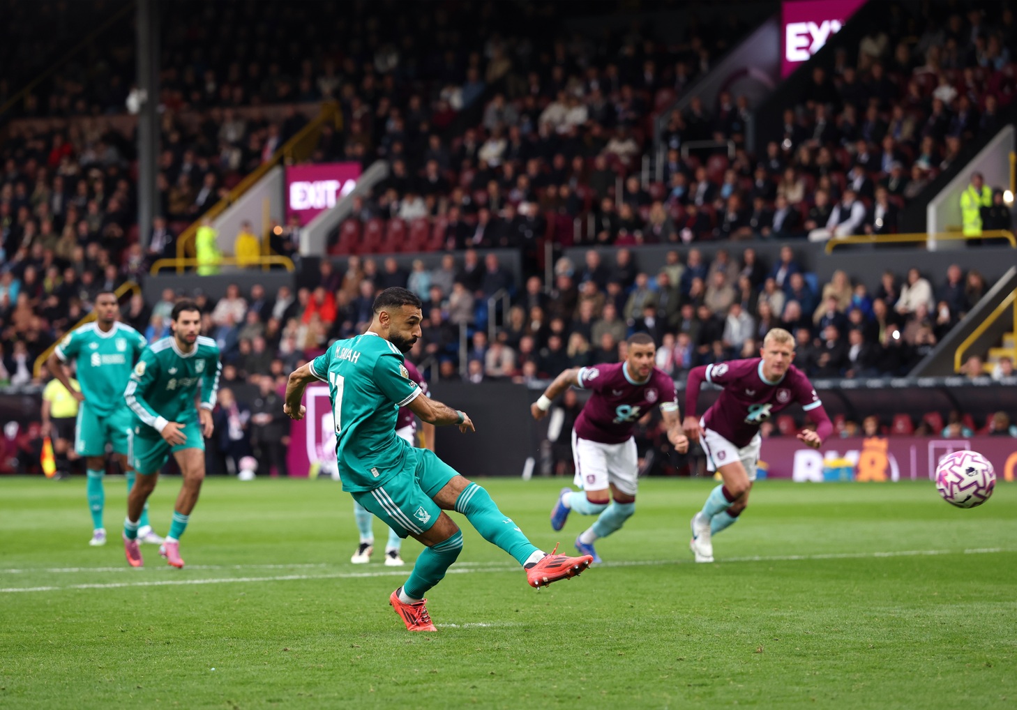 Liverpool needed a 95th-minute penalty to secure victory over Burnley on Sunday
