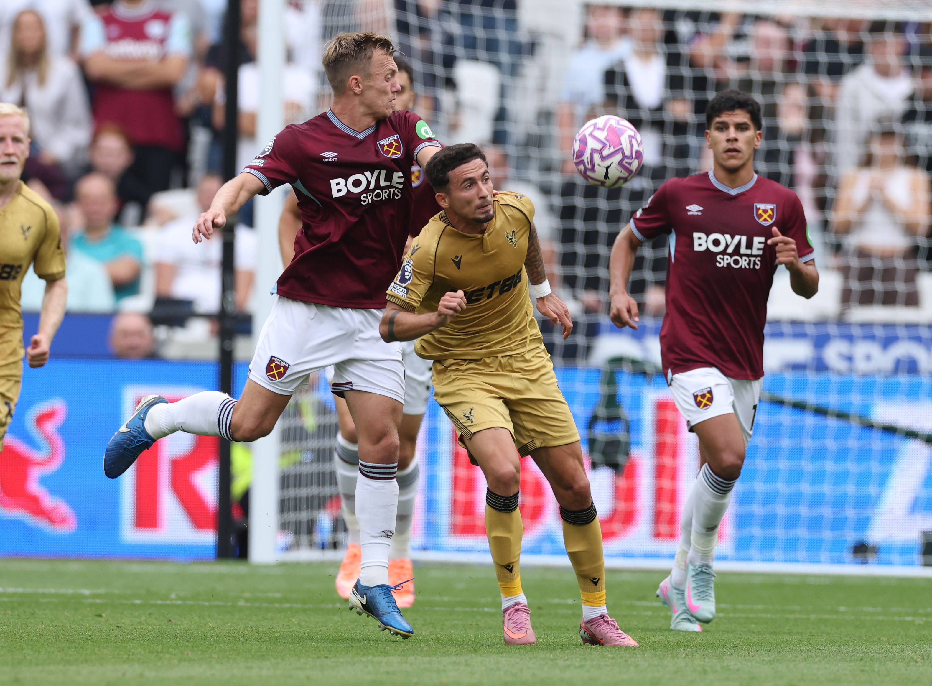 Yeremy Pino is an injury doubt for Crystal Palace ahead of their fixture against Liverpool