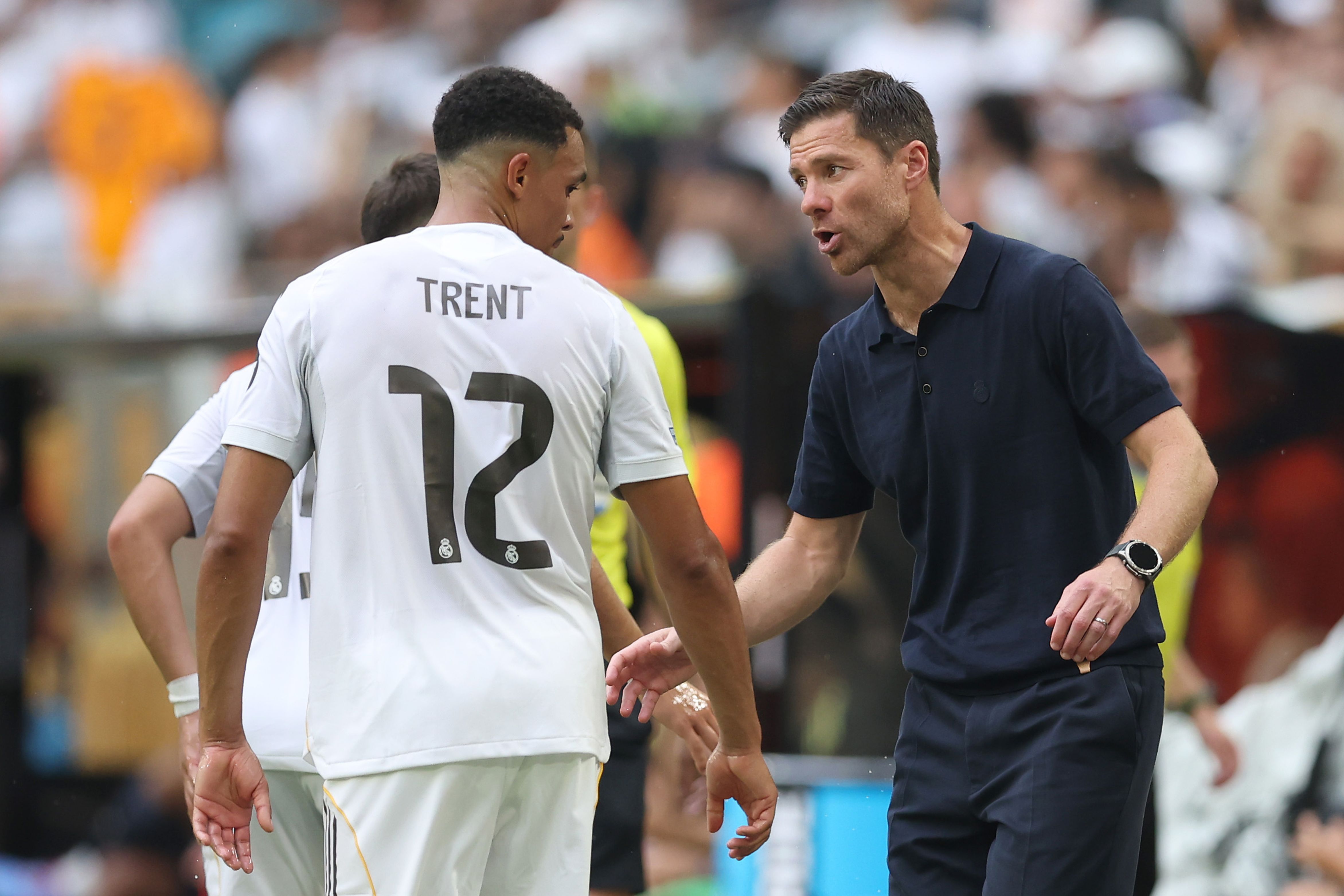 Xabi Alonso and Trent Alexander-Arnold for Real Madrid