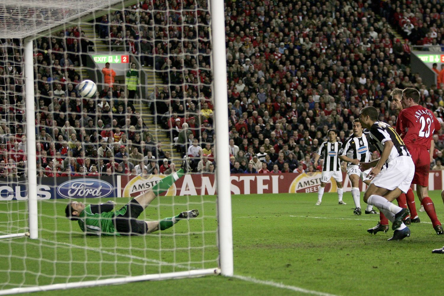 Scott Carson for Liverpool against Juventus