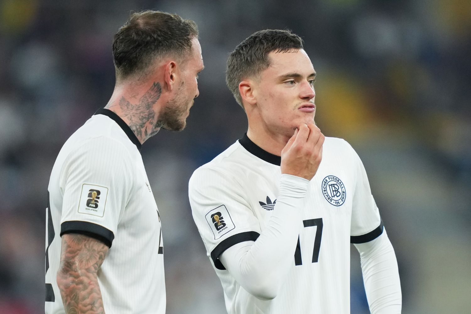 David Raum and Florian Wirtz of Germany