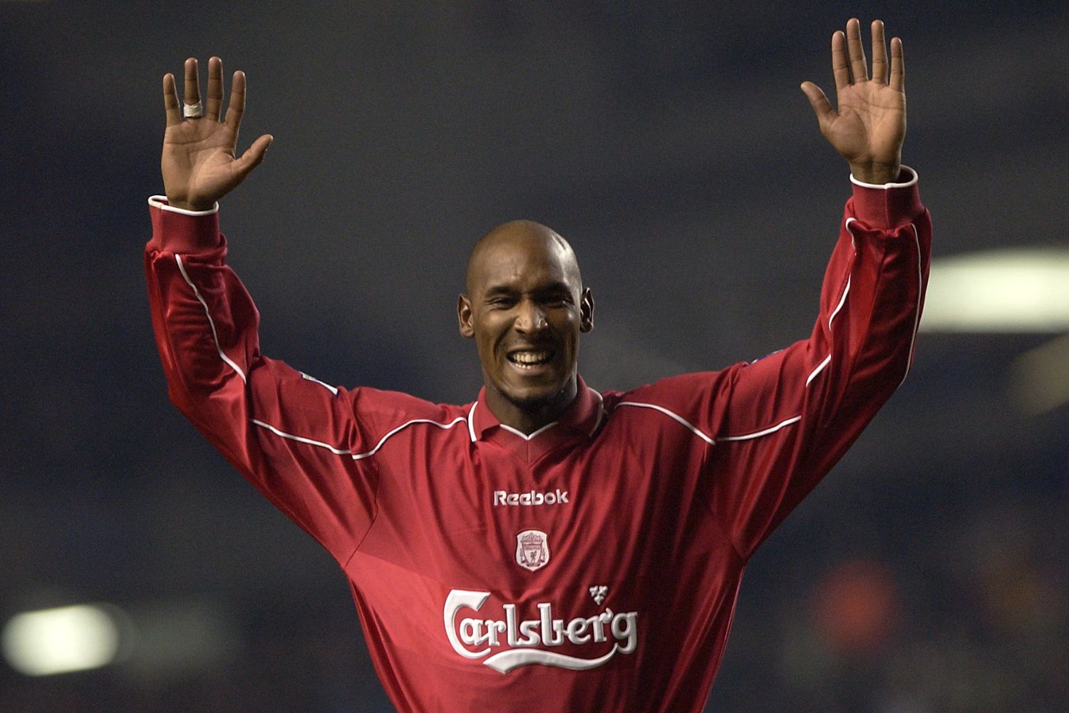 Nicolas Anelka of Liverpool in 2002