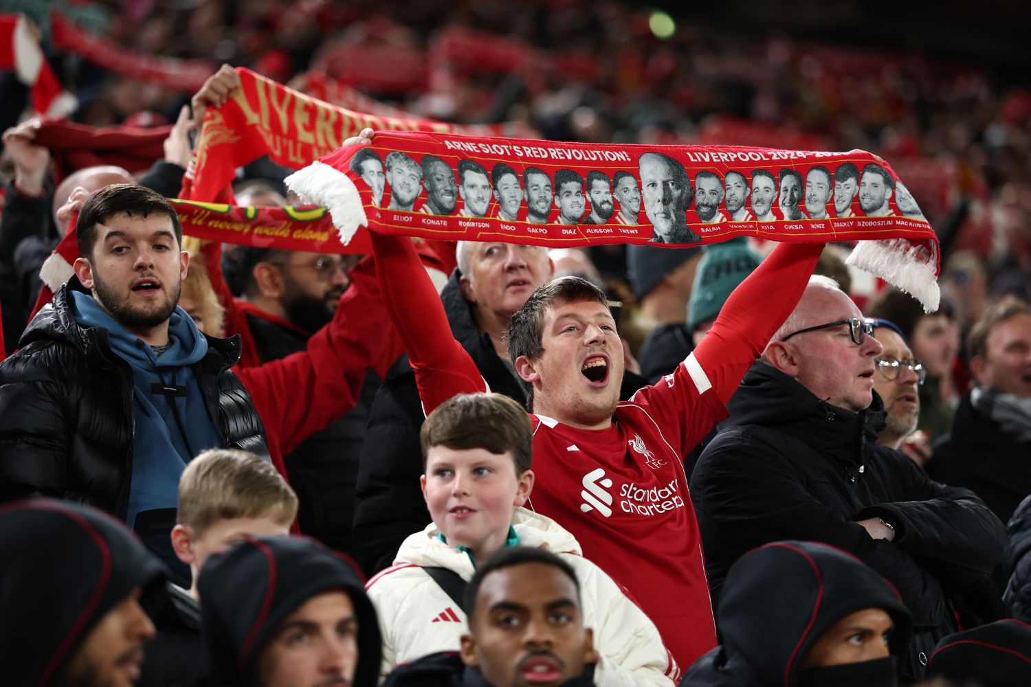 Liverpool fans before Crystal Palace