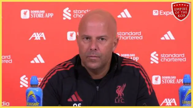 Arne Slot speaks about Liverpool's losing run