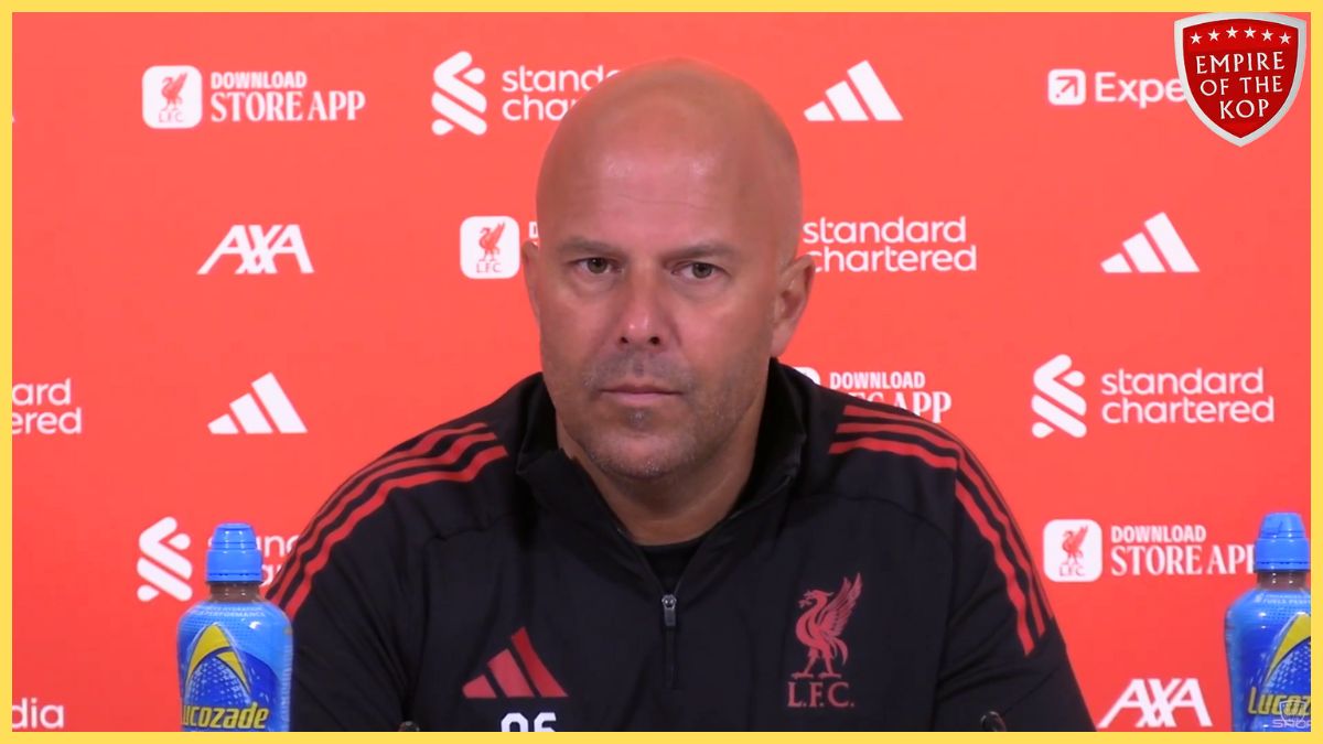 Arne Slot speaks about Liverpool's losing run