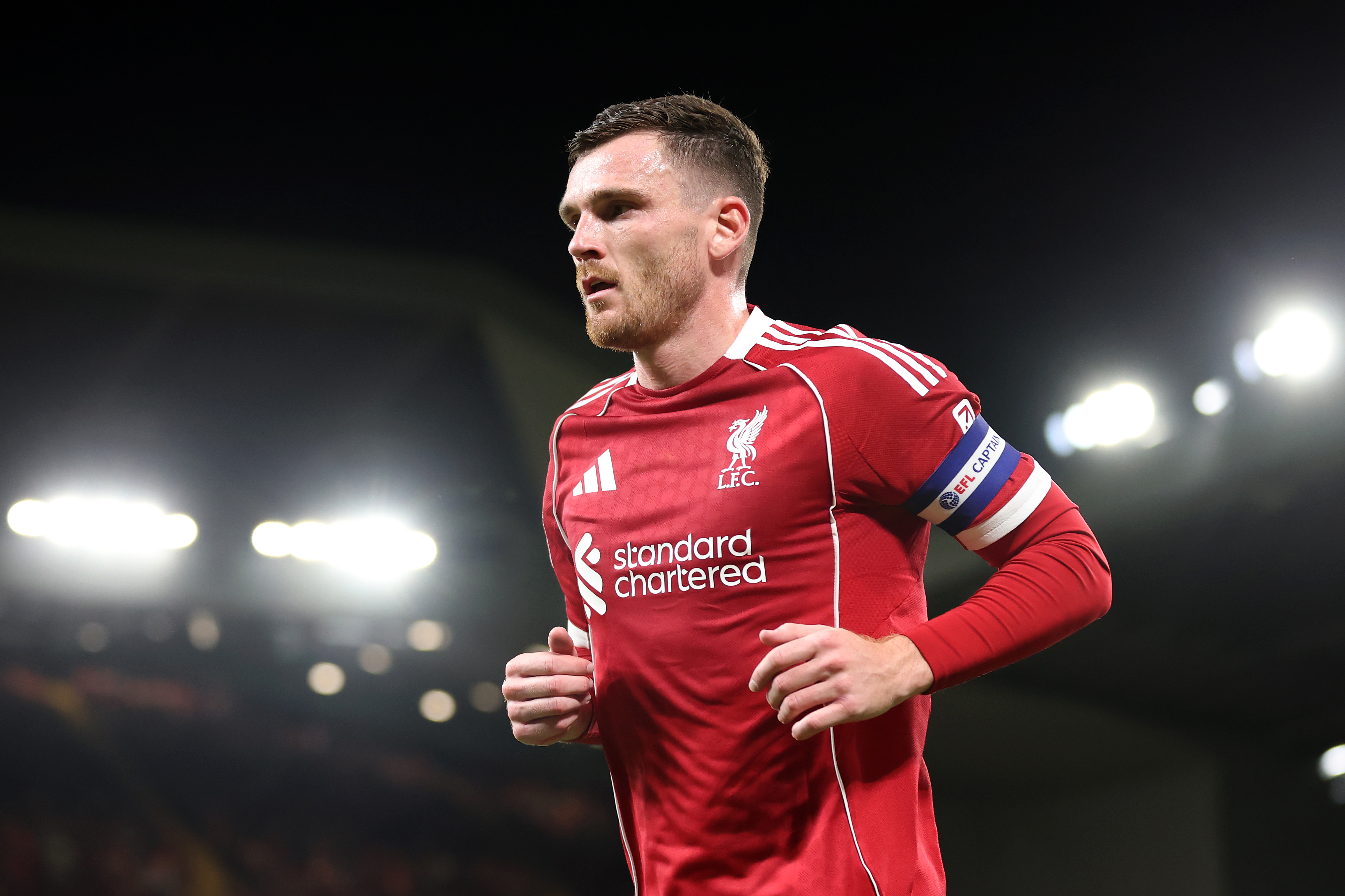 Andy Robertson against Southampton