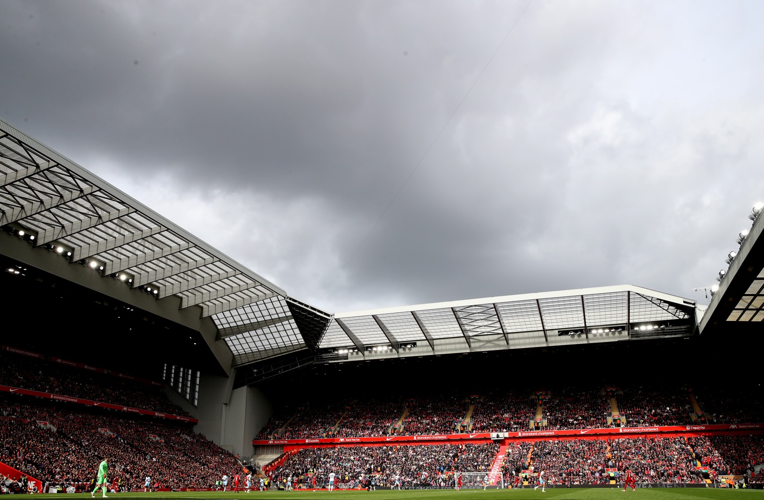 Anfield's capacity has grown to just over 61,000 from approximately 45,000 a decade ago