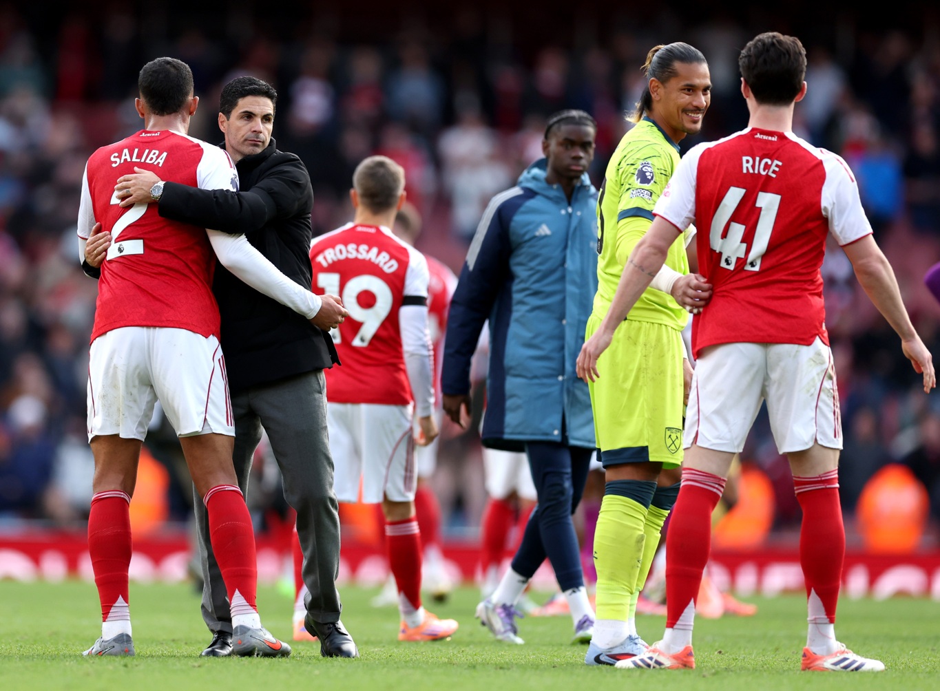 Arsenal currently sit top of the Premier League, one point clear of Liverpool