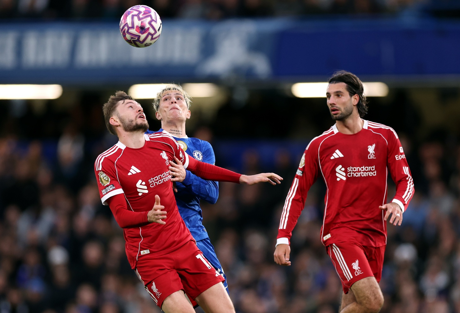 Conor Bradley was substituted at half-time in Liverpool's defeat to Chelsea