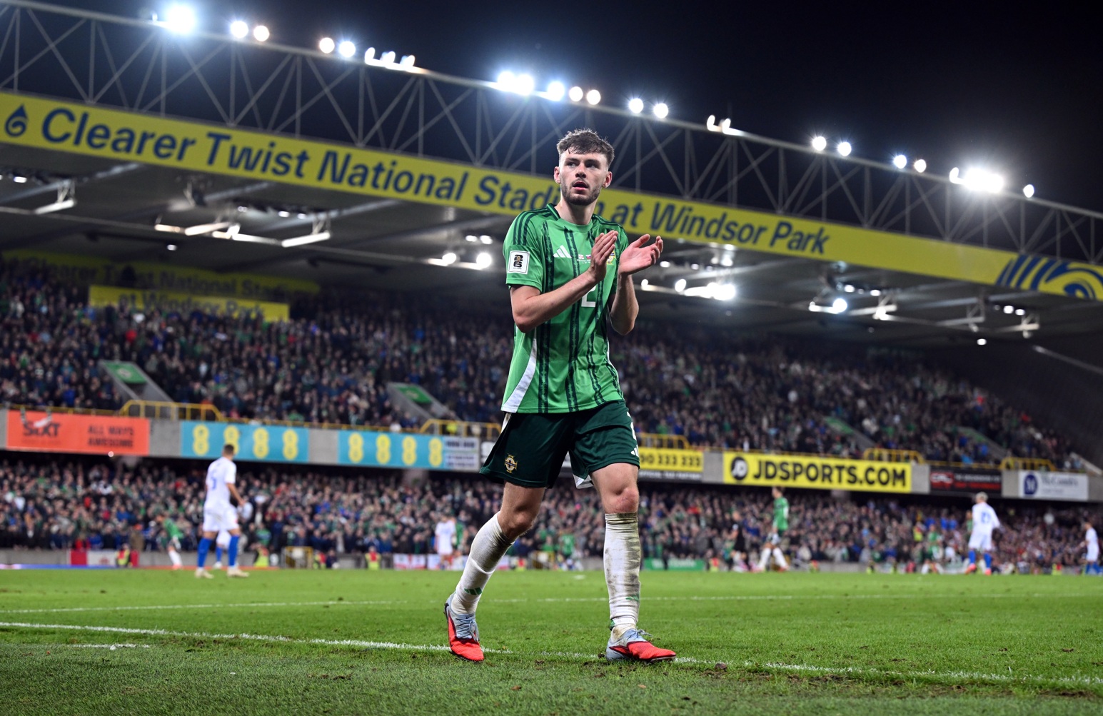 Conor Bradley excelled in Northern Ireland's 2-0 win over Slovakia on Friday