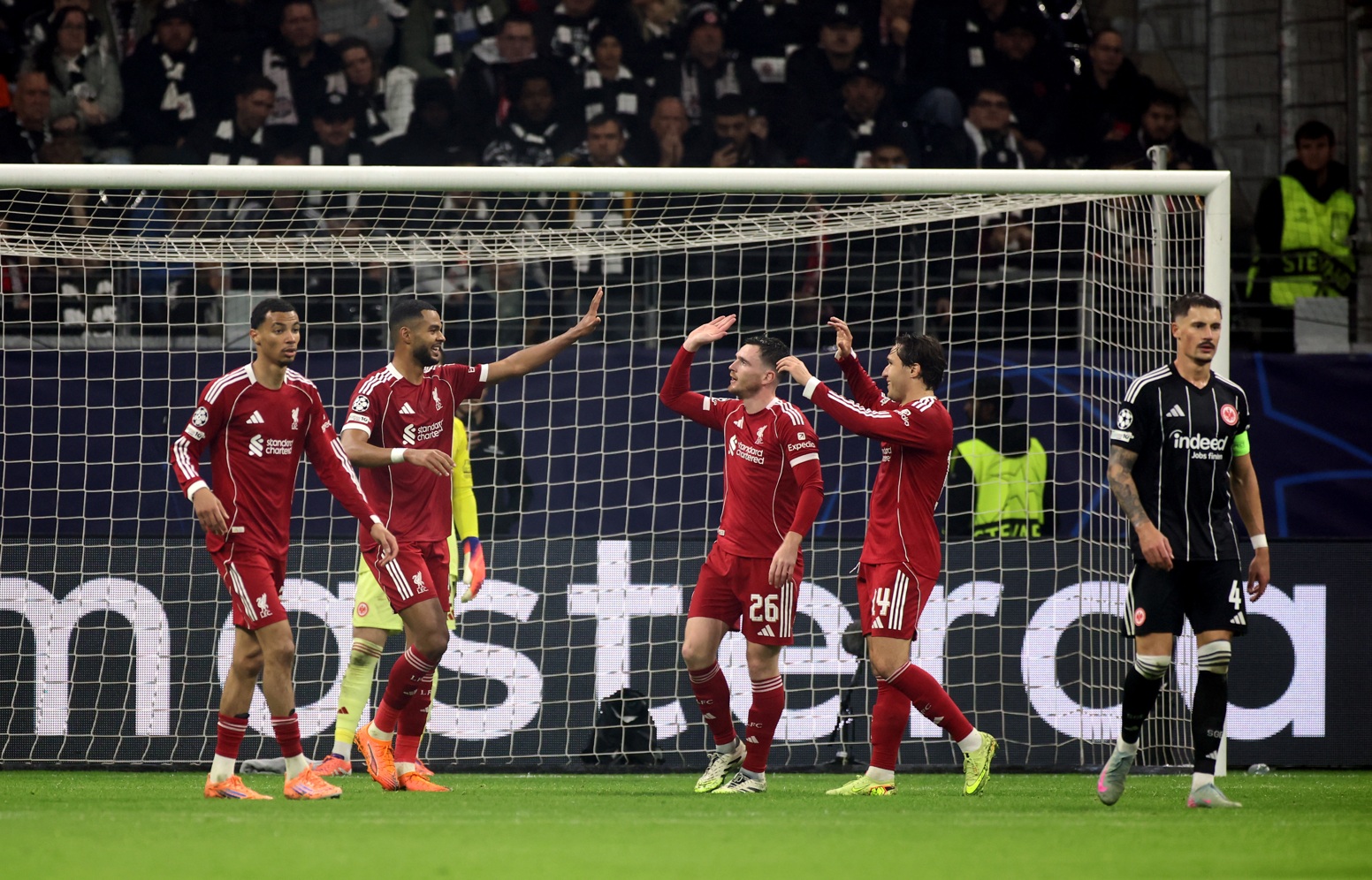 Liverpool demolished Eintracht Frankfurt 5-1 in the Champions League on Wednesday night