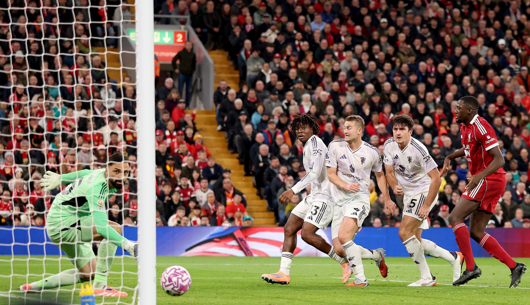 Harry Maguire's goal was the 11th that Liverpool have conceded in the Premier League this season