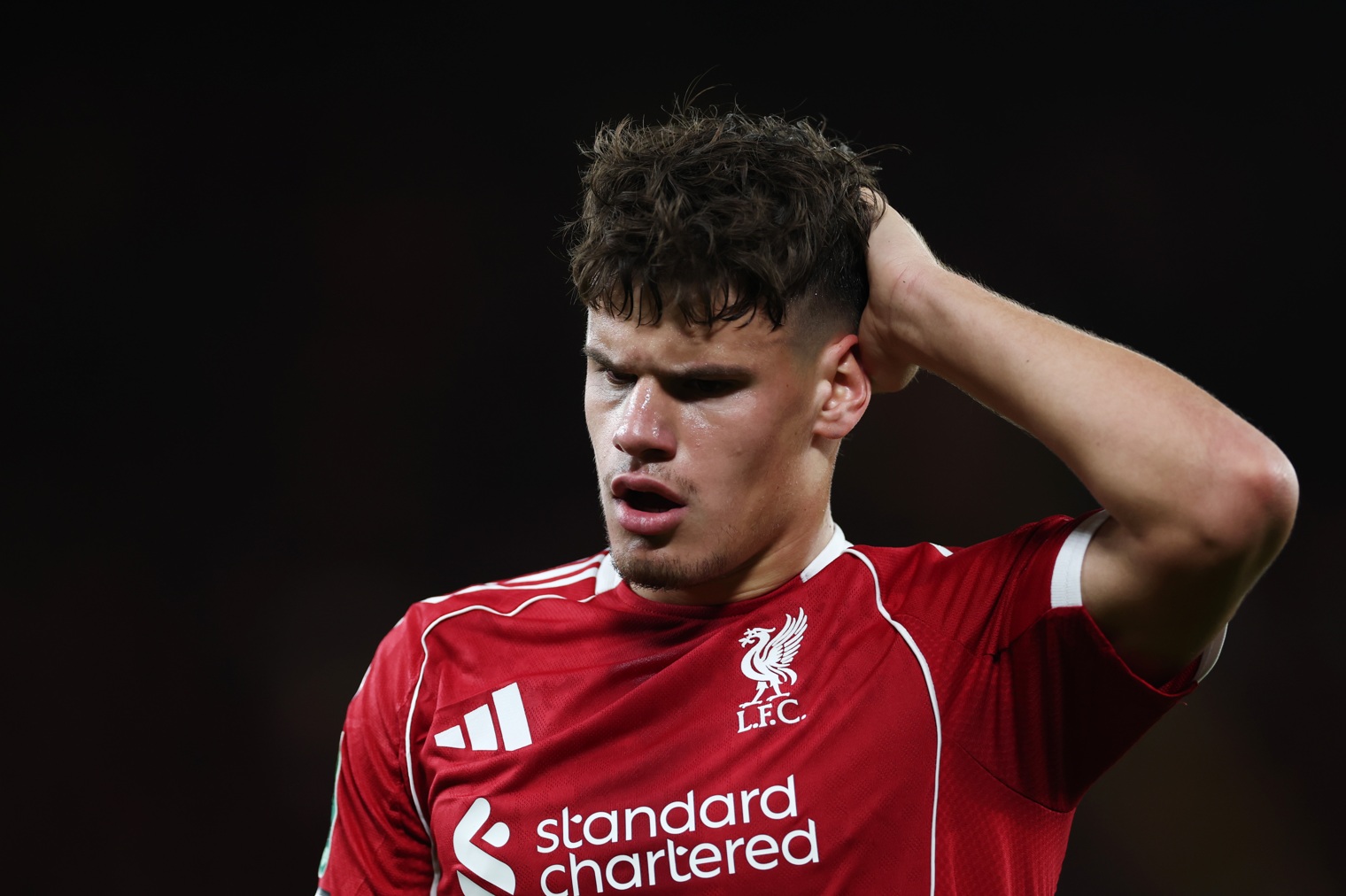 Milos Kerkez has endured a difficult start to his Liverpool career