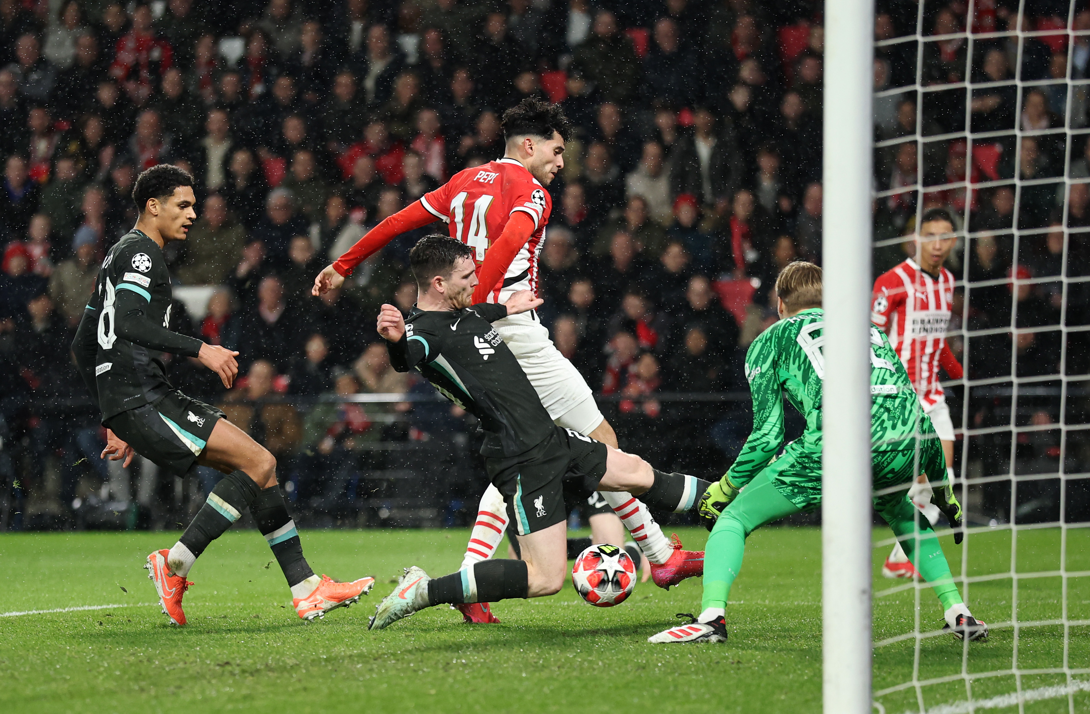 PSV Eindhoven beat a much-changed Liverpool team in the Champions League last season