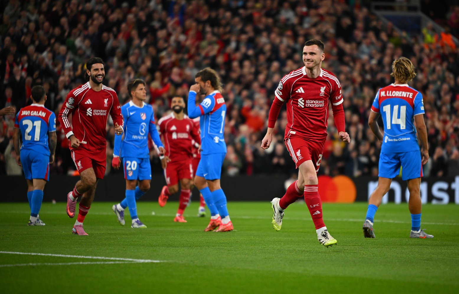 Liverpool began their 2025/26 Champions League campaign with a home win against Atletico Madrid